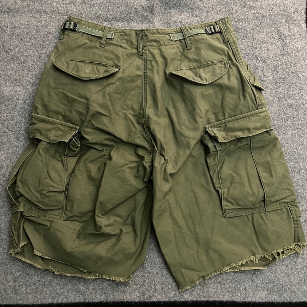 URBAN OUTFITTERS 2006 Urban Renewal Green M-65 Field Trouser Cargo Shorts SMALL - Picture 8 of 12
